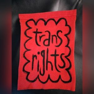 Red Trans Rights Patch